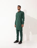 DARIS BIAS KURTA - GREEN view 3