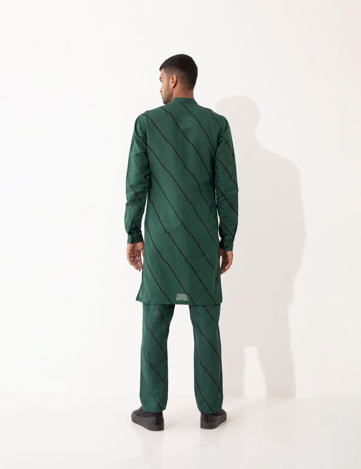 DARIS BIAS KURTA - GREEN - image 5