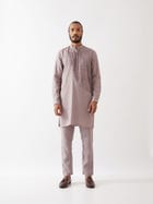 COOPER KURTA SET - PURPLE view 1