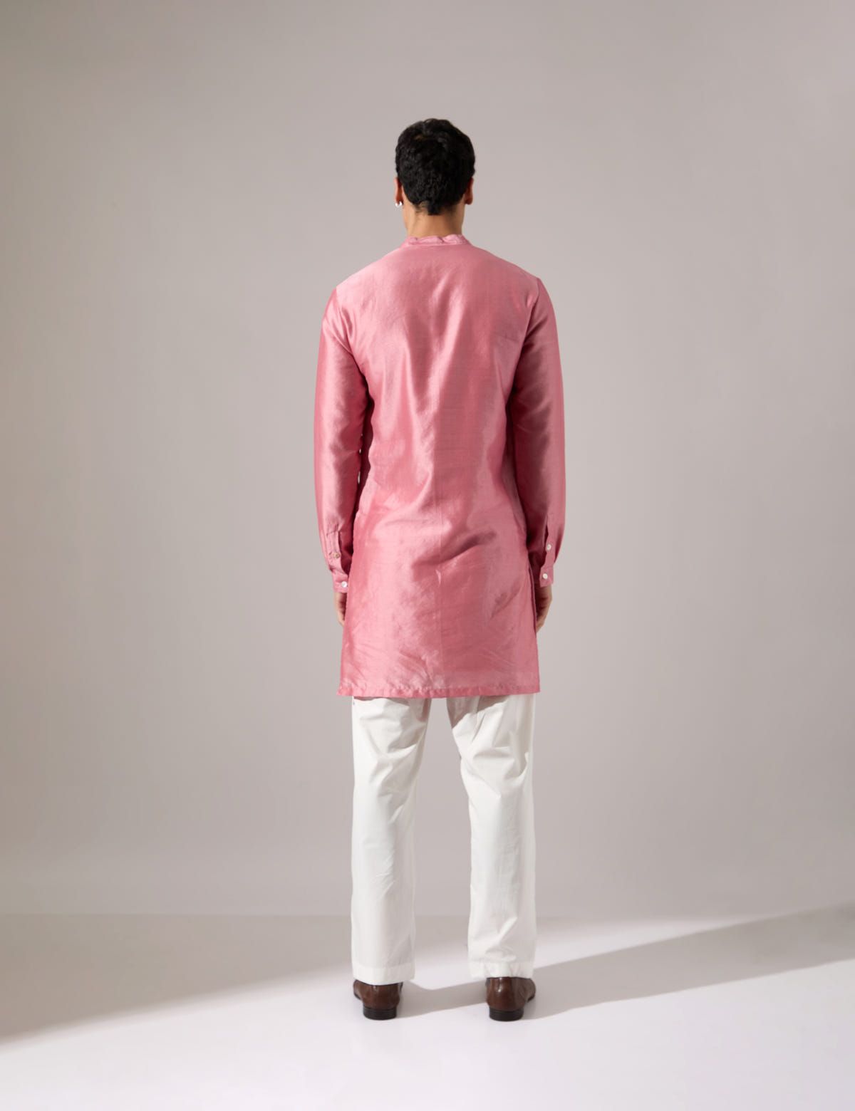 Jorah Hand Embroidered Kurta Set - Pink - image 5