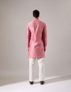 Jorah Hand Embroidered Kurta Set - Pink view 5