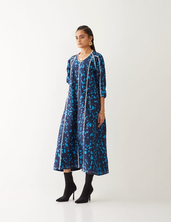 SON OF A NOBLE - SNOB — FRIDA DRESS - NAVY