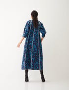 FRIDA DRESS - NAVY view 3