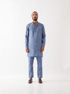 LUKA DOMINOS KURTA - BLUE view 2
