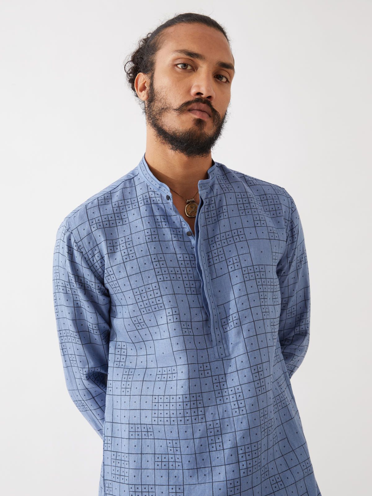 LUKA DOMINOS KURTA - BLUE - image 5
