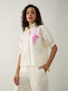 SPRING SHIRT - OFF WHITE view 4