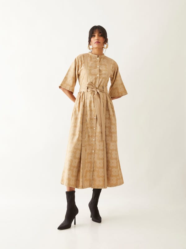 SON OF A NOBLE - SNOB — MALTA DRESS - SAND