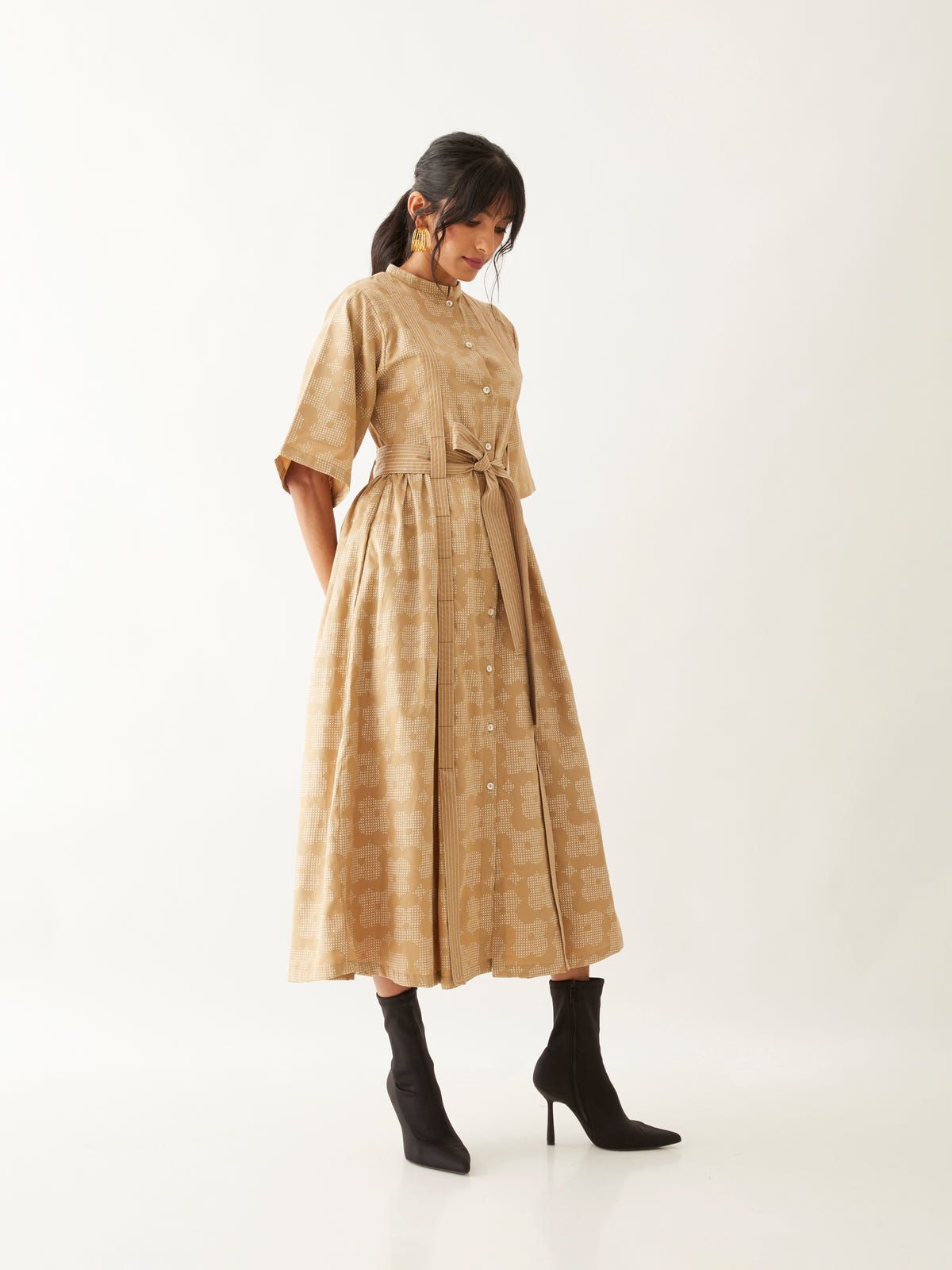 MALTA DRESS - SAND - image 2