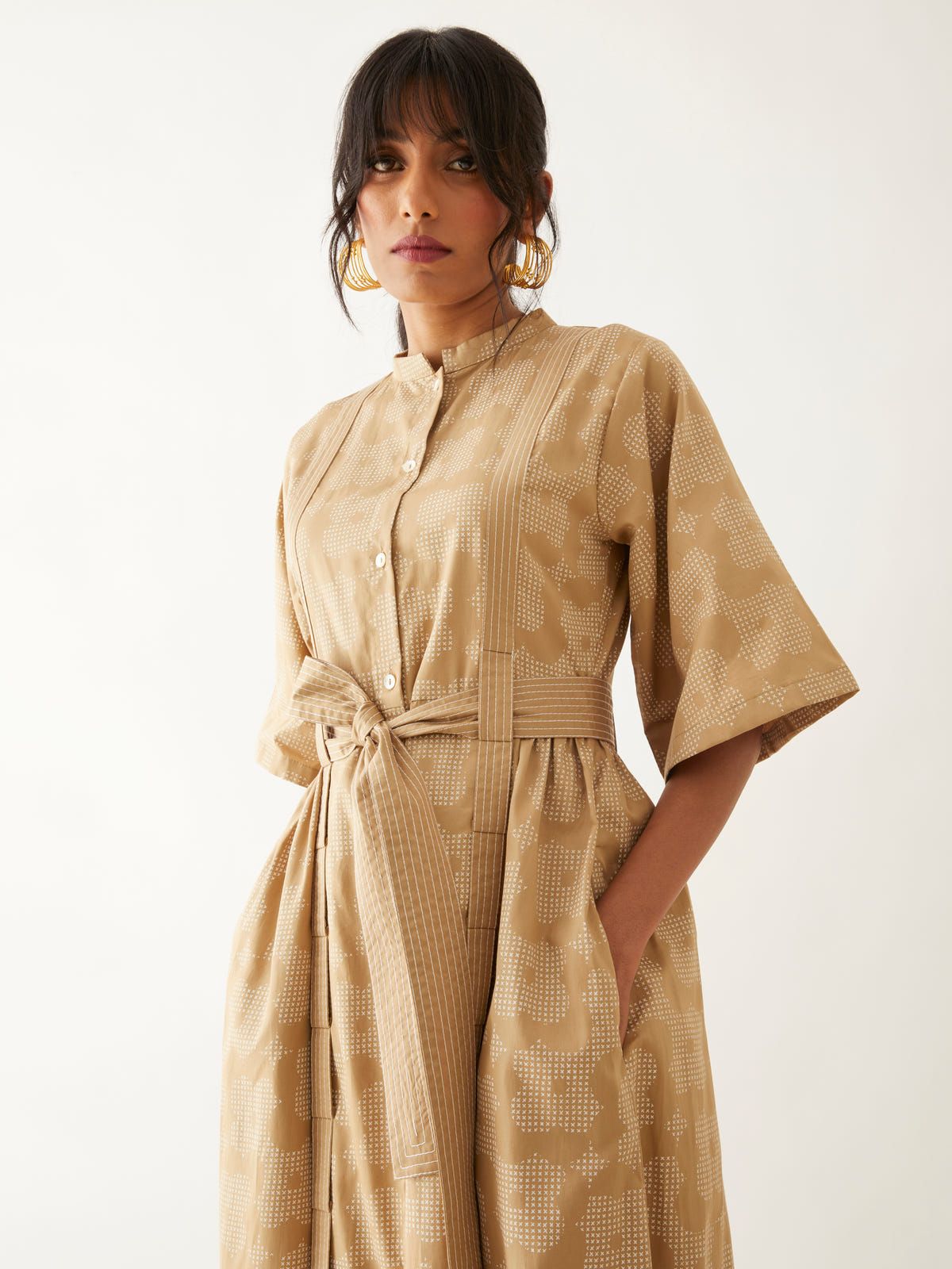 MALTA DRESS - SAND - image 5