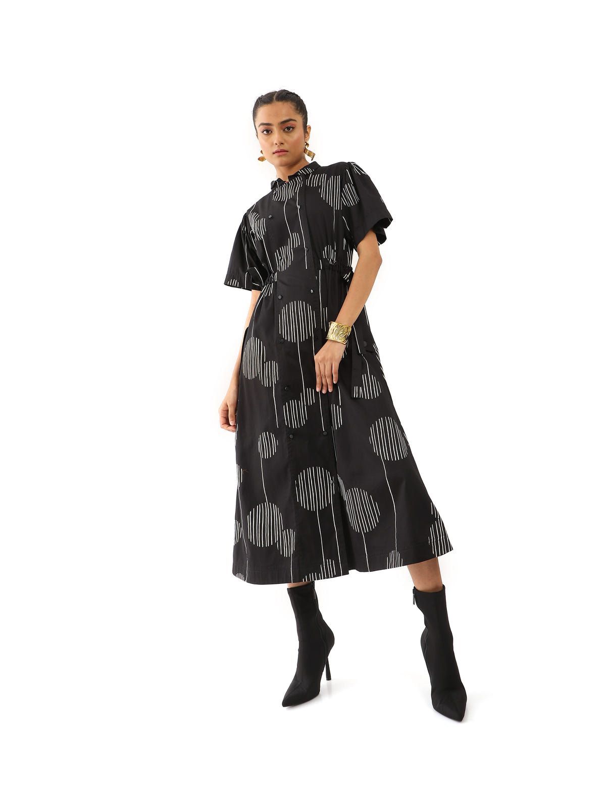 HEIDI DRESS - BLACK - image 1