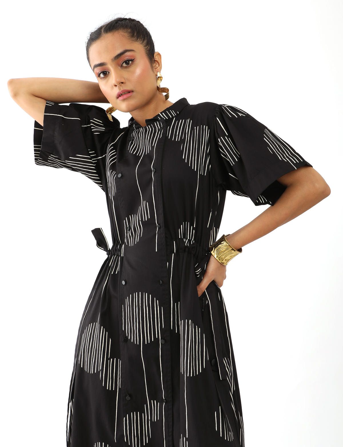HEIDI DRESS - BLACK - image 4