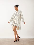 BETTY DRESS - OFF WHITE view 1