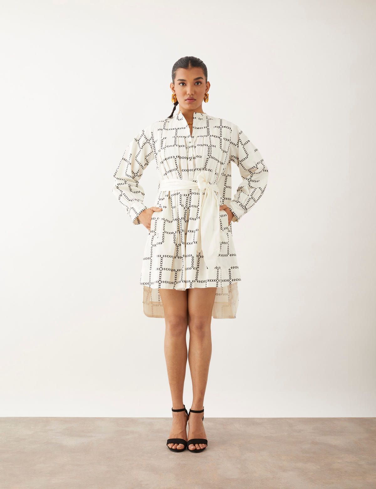BETTY DRESS - OFF WHITE - image 2