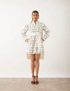 BETTY DRESS - OFF WHITE view 2