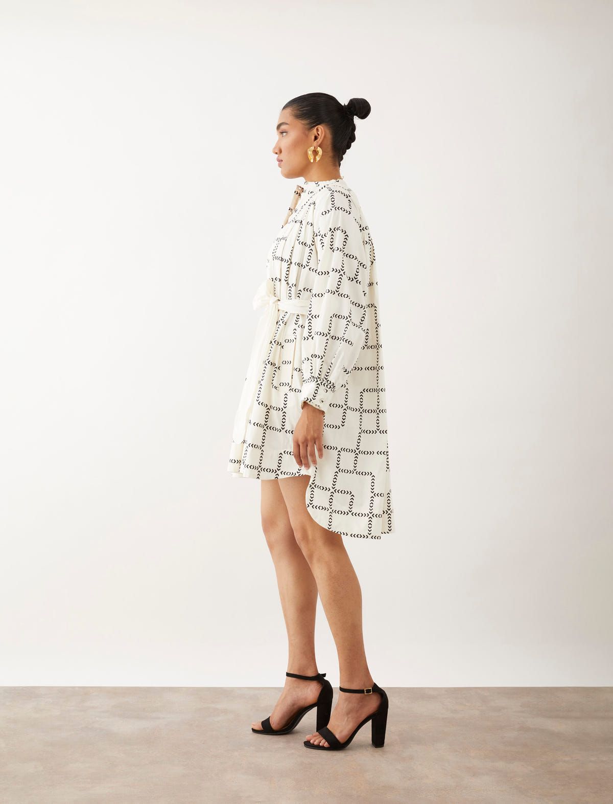 BETTY DRESS - OFF WHITE - image 3