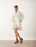 BETTY DRESS - OFF WHITE view 5