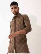 HARRIS MESH SHIRT - BROWN view 1