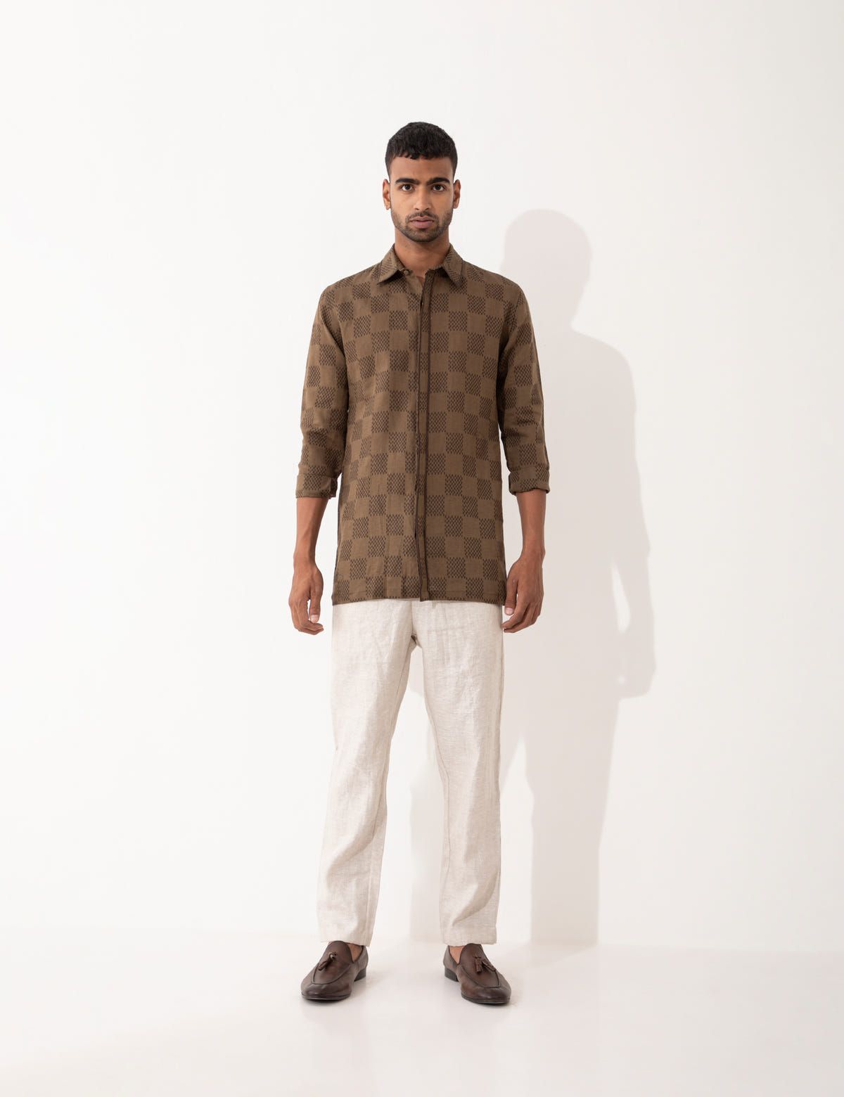HARRIS MESH SHIRT - BROWN - image 2