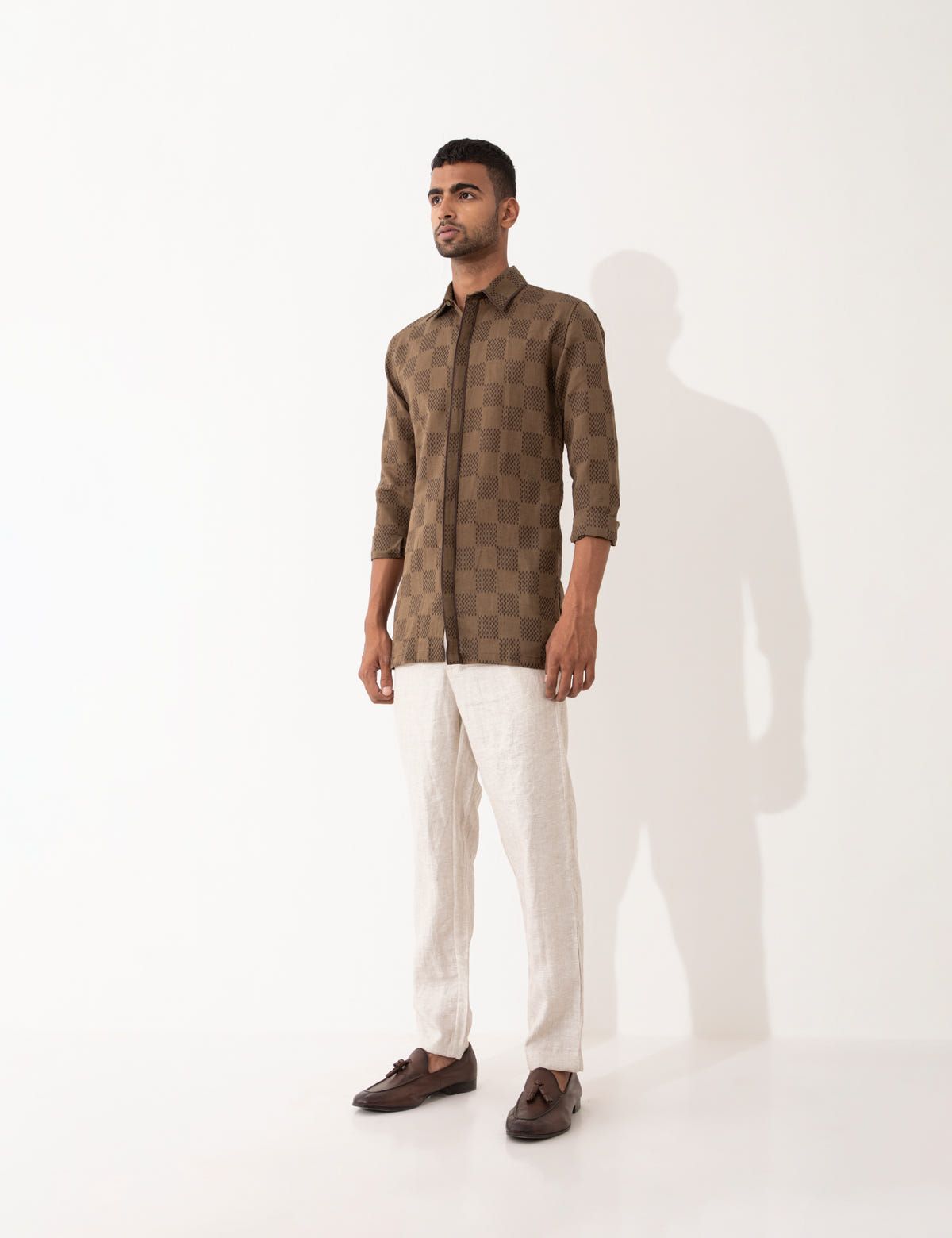 HARRIS MESH SHIRT - BROWN - image 3