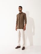 HARRIS MESH SHIRT - BROWN view 3