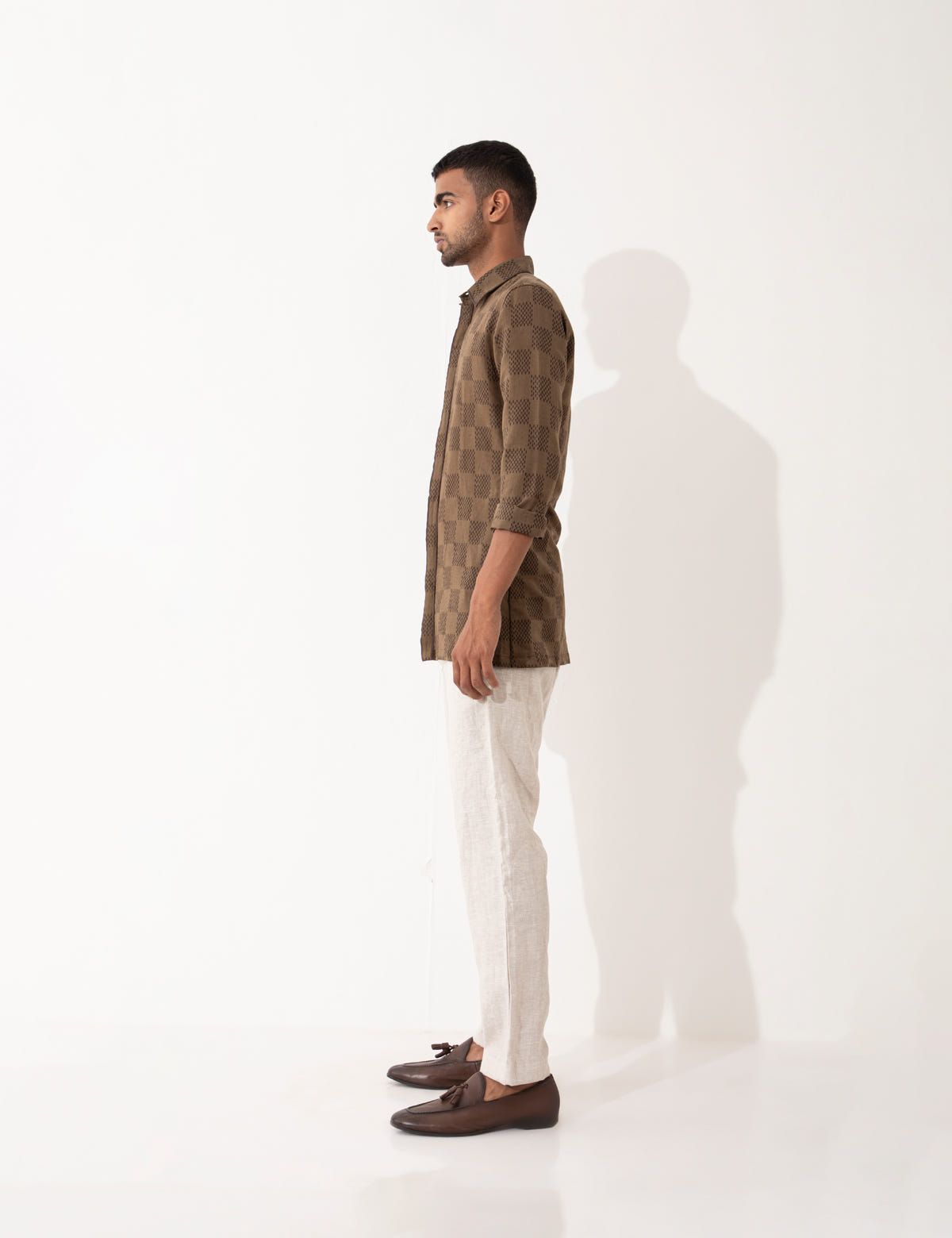 HARRIS MESH SHIRT - BROWN - image 4