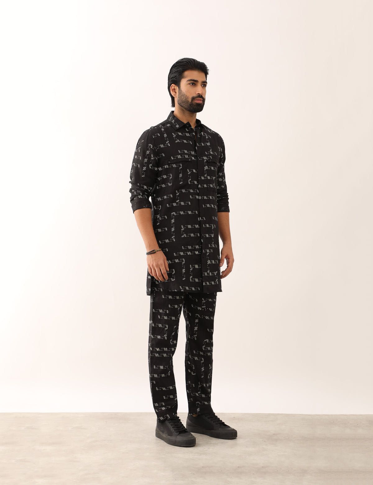 GAURAV TRACE SHIRT - BLACK - image 3