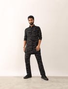 GAURAV TRACE SHIRT - BLACK view 5