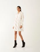RUBY DRESS - OFF WHITE view 2