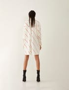 RUBY DRESS - OFF WHITE view 3