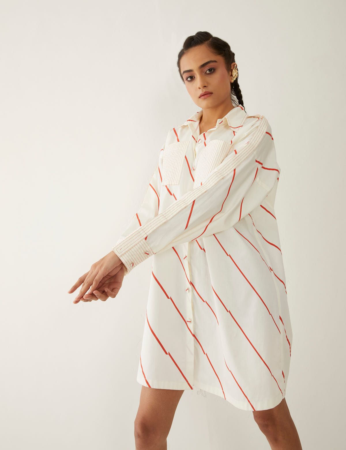 RUBY DRESS - OFF WHITE - image 5