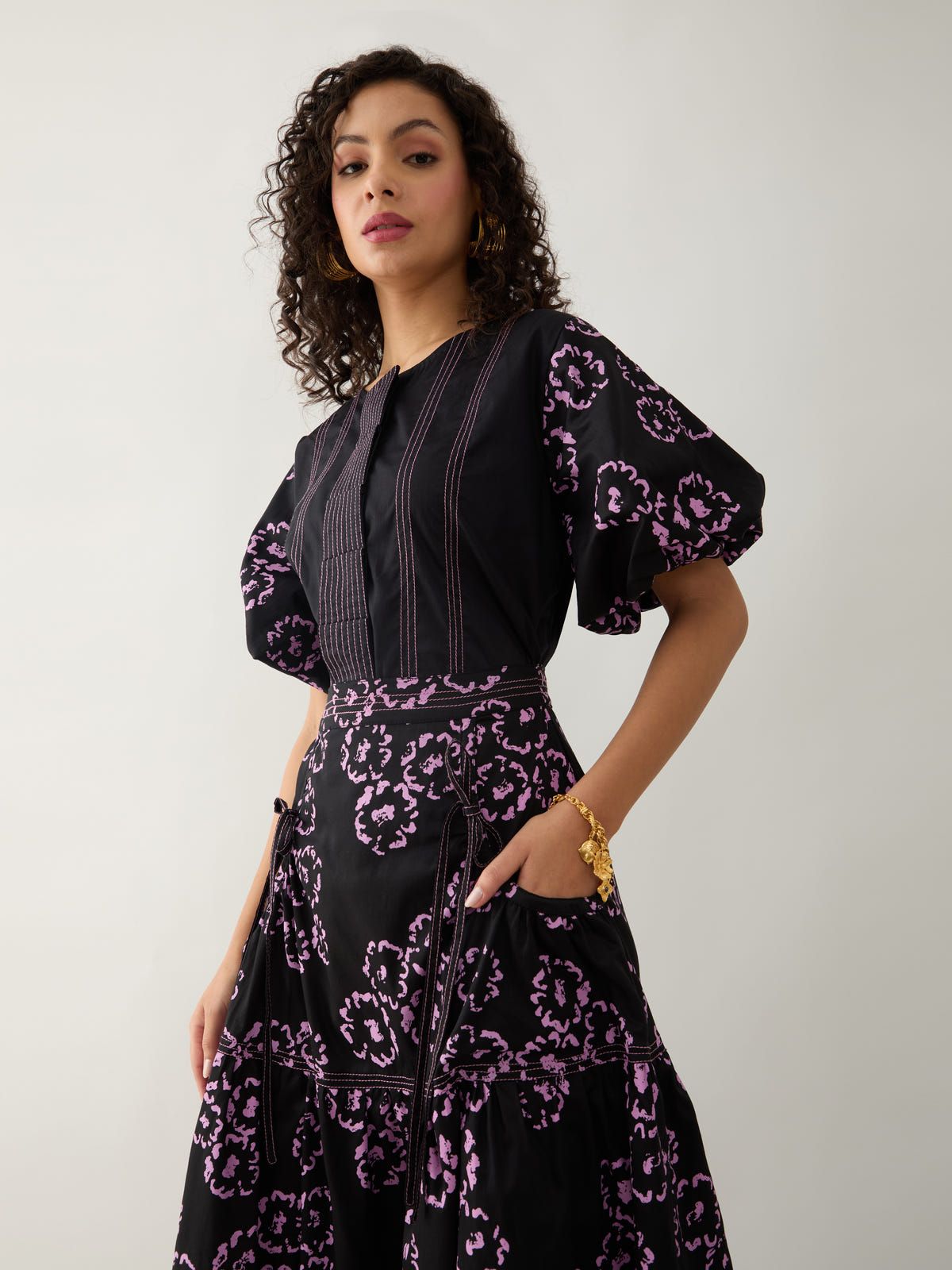 SAMUI SKIRT- BLACK - image 5