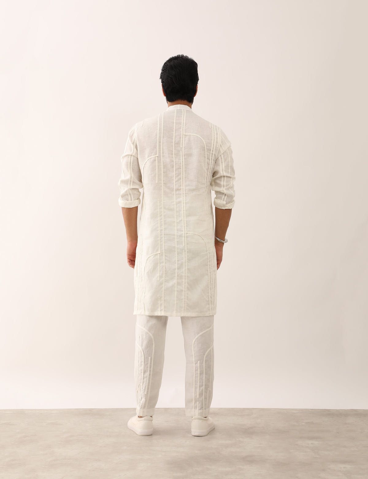 ZESHAN KURTA - WHITE - image 4