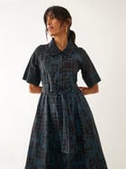 PLUME DRESS - BLACK view 5