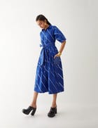 OLIVIA DRESS - COBALT view 1