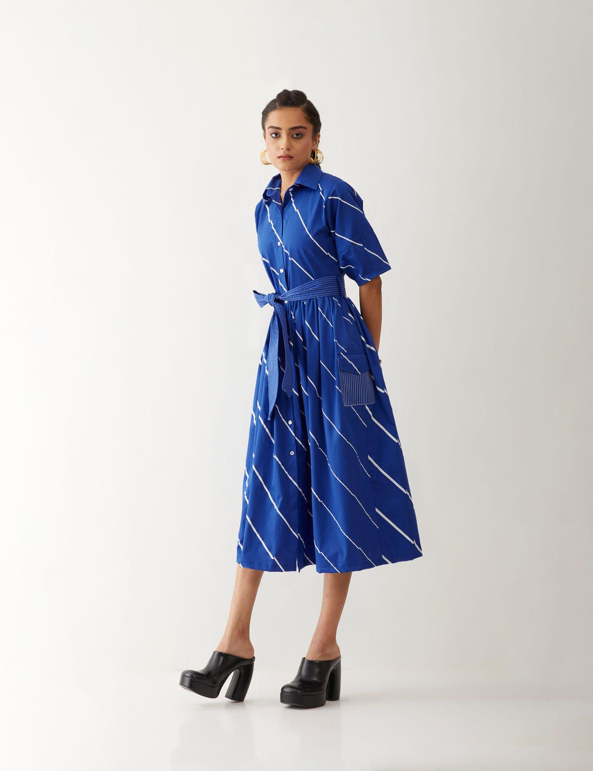 OLIVIA DRESS - COBALT - image 3