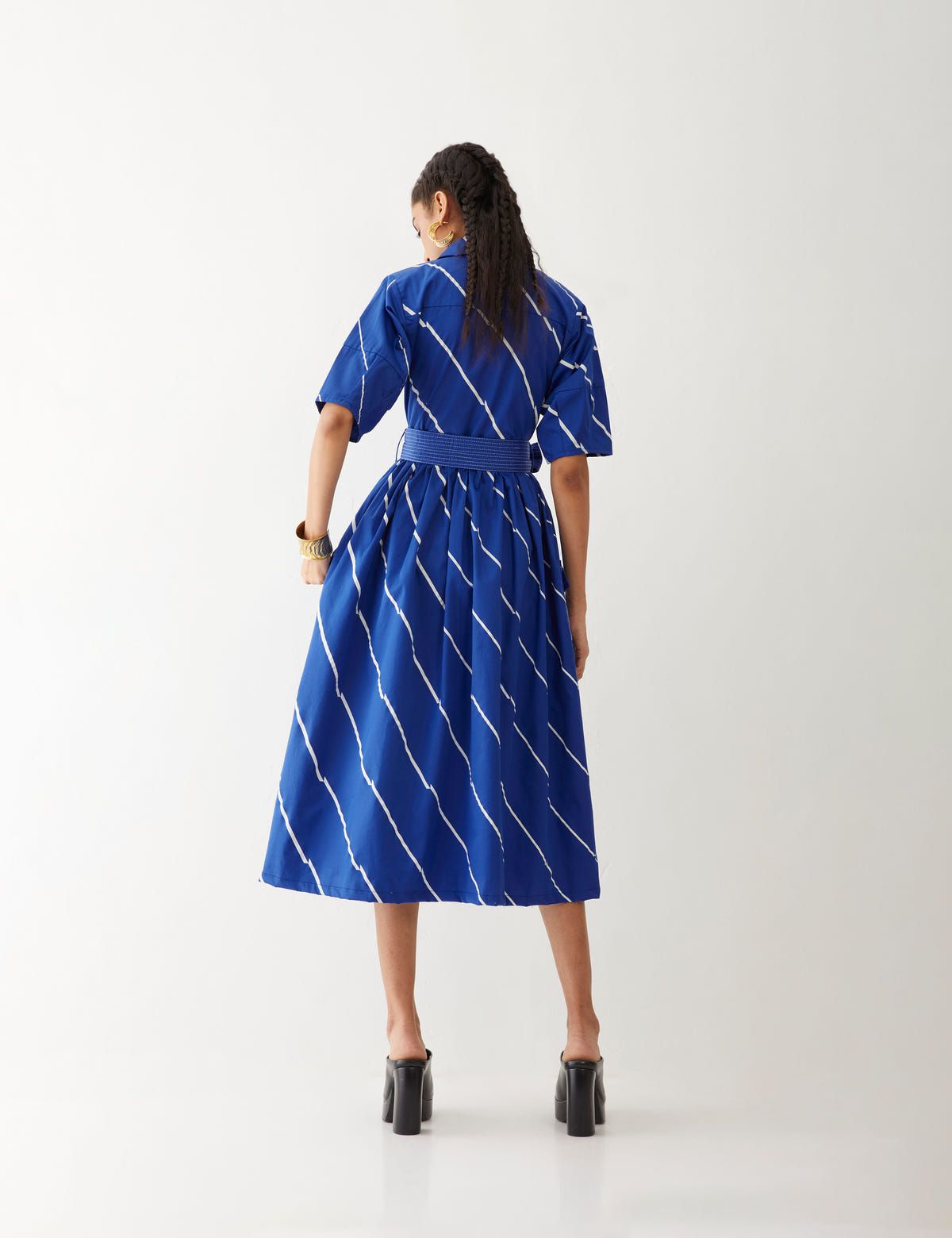 OLIVIA DRESS - COBALT - image 4