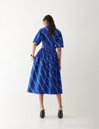 OLIVIA DRESS - COBALT view 4