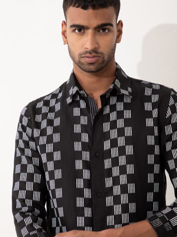 SON OF A NOBLE - SNOB — ERRY HOPSCTOCH SHIRT - BLACK