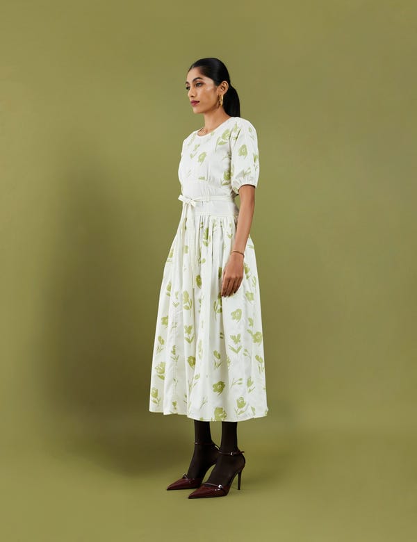 SON OF A NOBLE - SNOB — AKASA DRESS - OFF WHITE