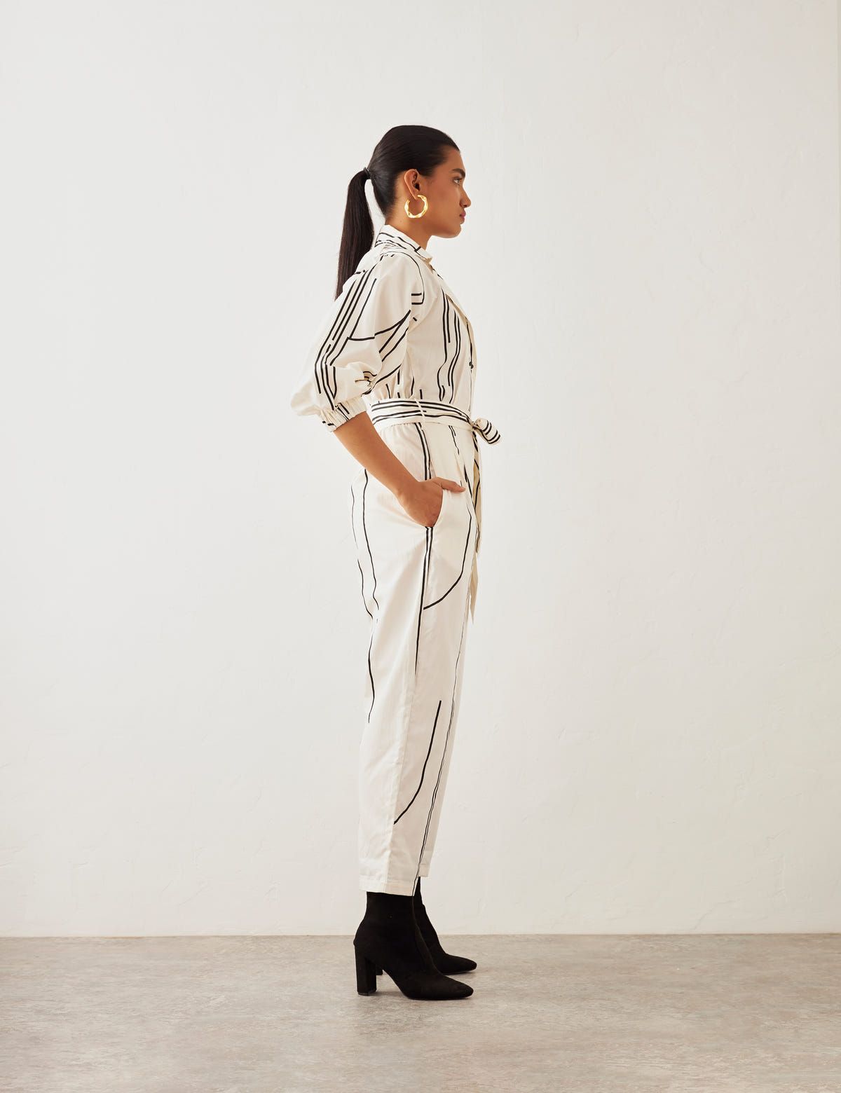 BOWLER JUMPSUIT - OFF WHITE - image 2