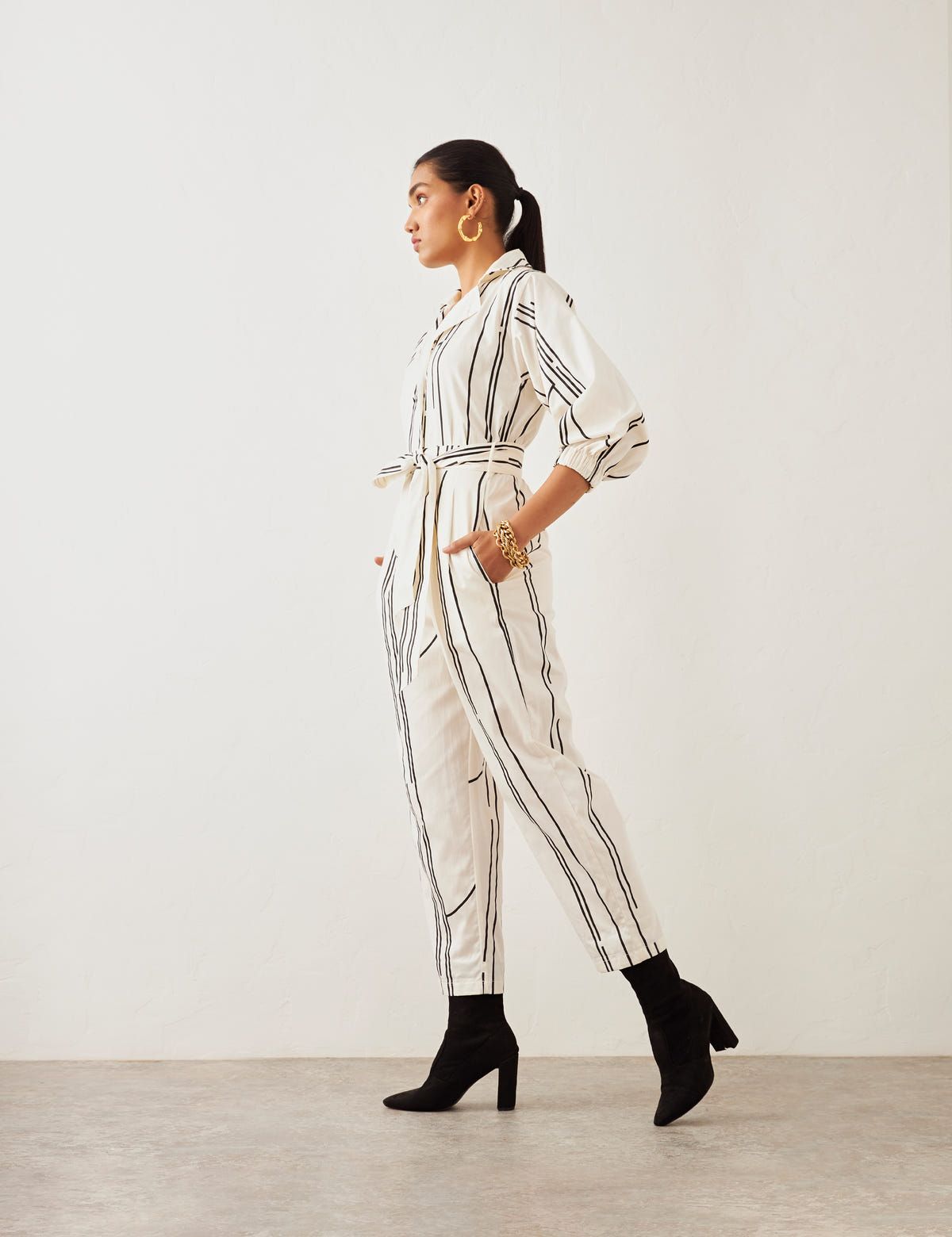 BOWLER JUMPSUIT - OFF WHITE - image 5