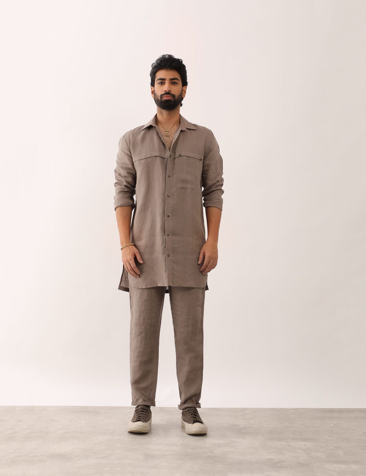 ABEER SHIRT SET - STONE - image 3