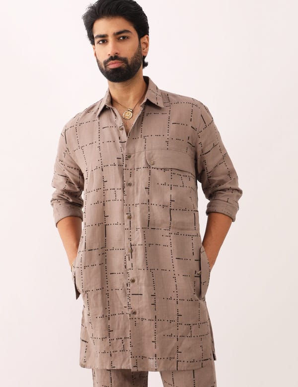 SON OF A NOBLE - SNOB — AVI TETRIS SHIRT - STONE