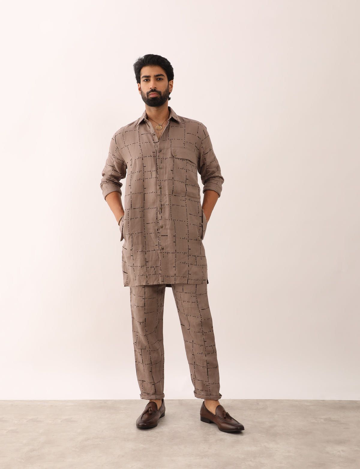 AVI TETRIS SHIRT - STONE - image 5