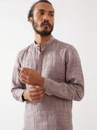 LUKE KURTA SET - PURPLE view 1