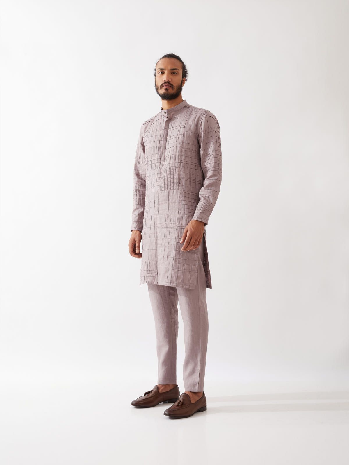 LUKE KURTA SET - PURPLE - image 3