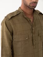 CARTER KURTA  -  BROWN view 1