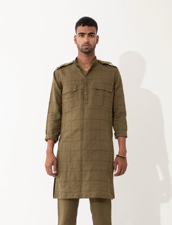 SON OF A NOBLE - SNOB — CARTER KURTA  -  BROWN
