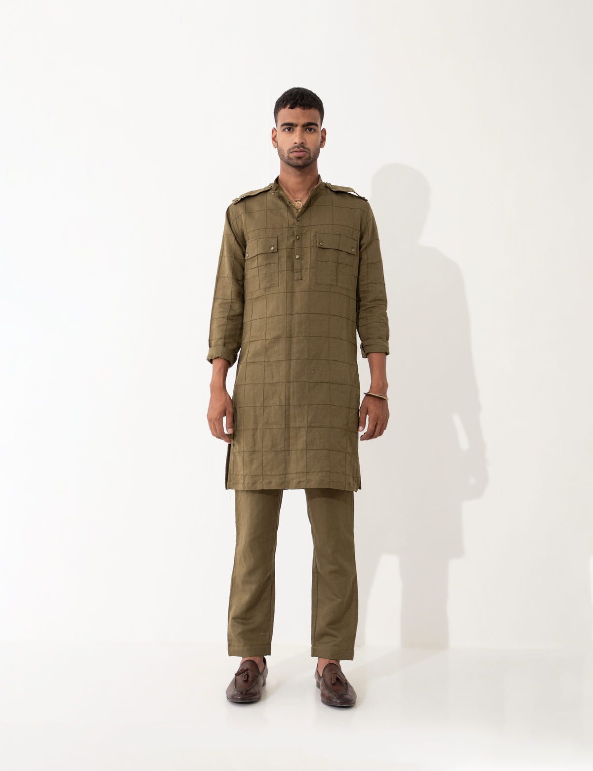 CARTER KURTA  -  BROWN - image 4