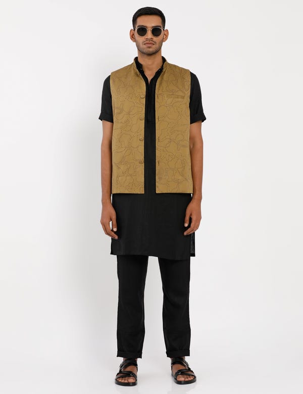 SON OF A NOBLE - SNOB — DOWNTOWN WAISTCOAT - LOOK- CAMEL